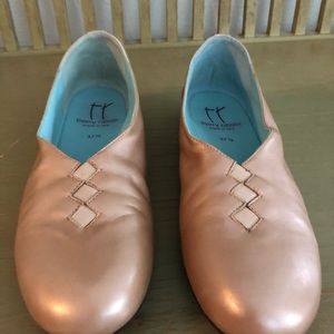 THIERRY RABOTIN Golden beige flats size 37.5